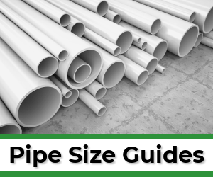 HDPE and PVC Pipe Size Charts